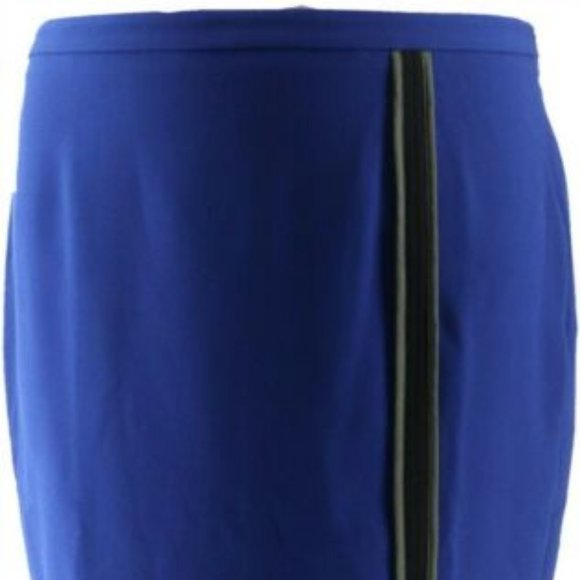NWT G.I.L.I. COLOR-BLOCK STRIPE PENCIL SKIRT 6 - Picture 4 of 12